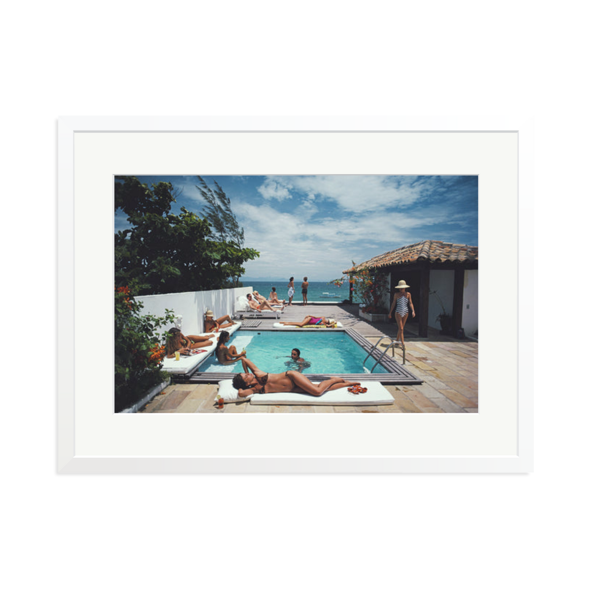 Slim Aarons 'Buzios' White XL