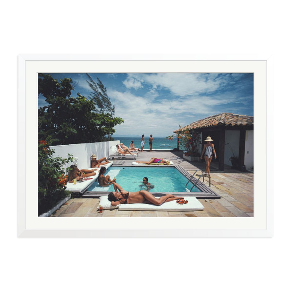 Slim Aarons 'Buzios' White XXL