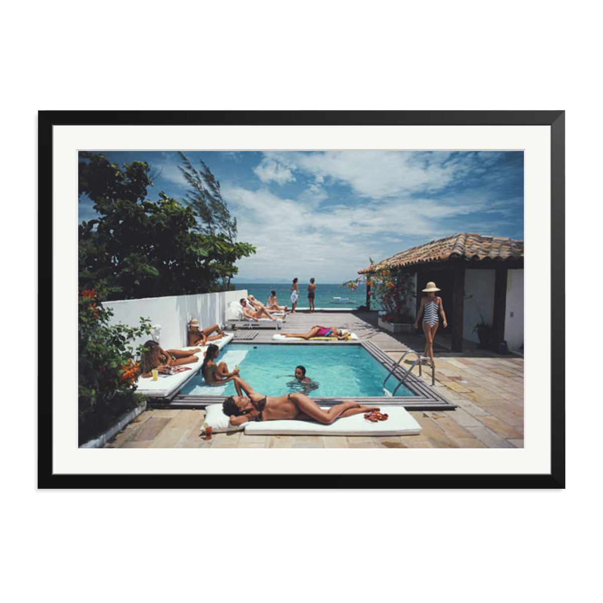 Slim Aarons 'Buzios' Black XXL
