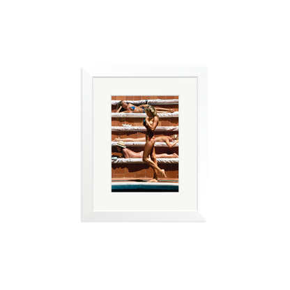 Slim Aarons 'Catherine Wilke' White Small
