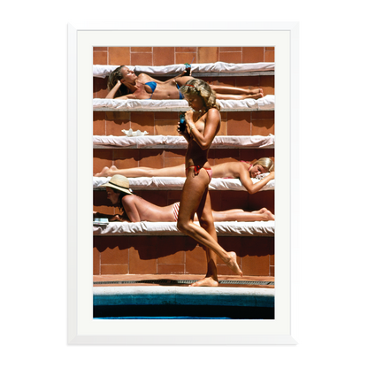 Slim Aarons 'Catherine Wilke' White XXL