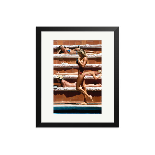 Slim Aarons 'Catherine Wilke' Framed Print Black Medium