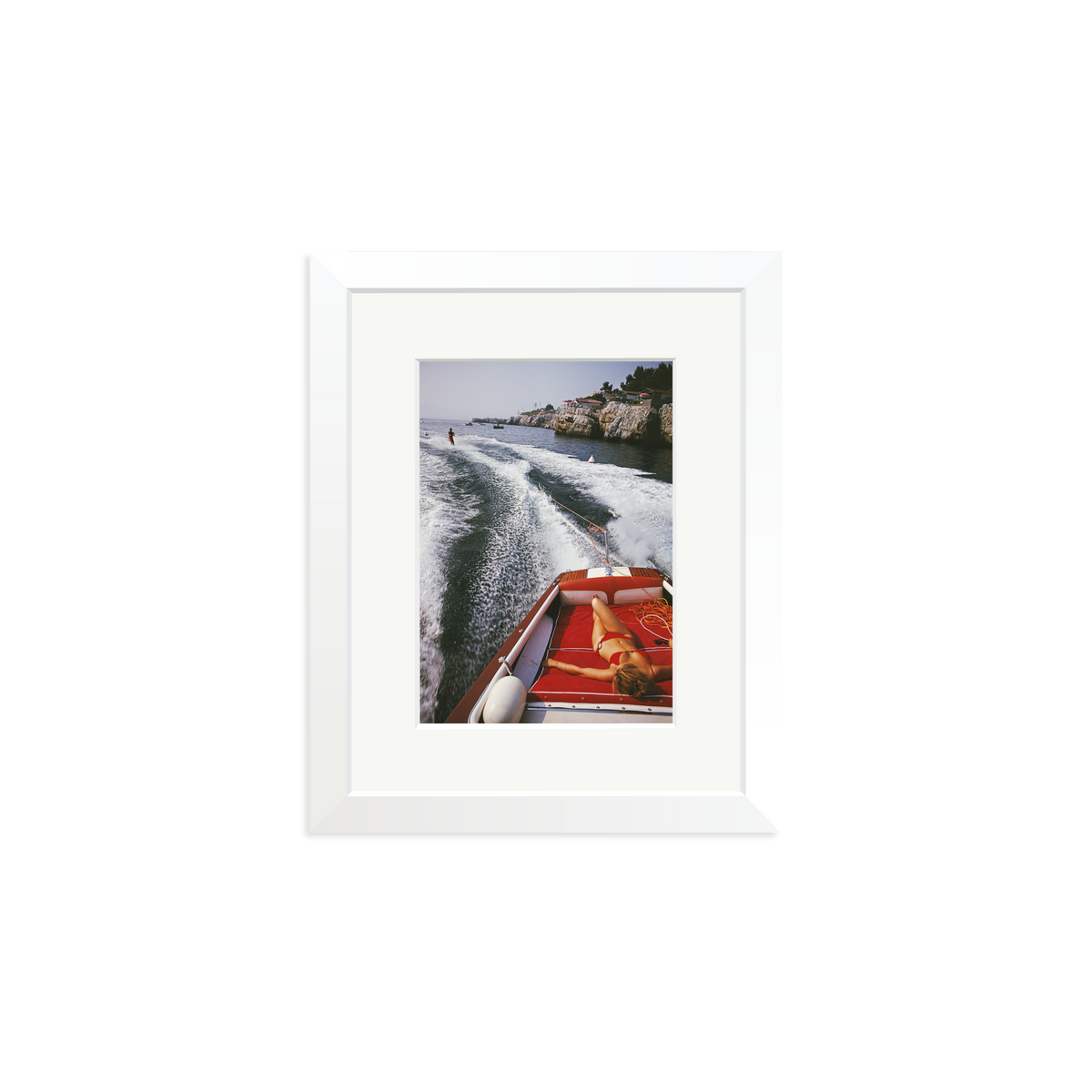 Slim Aarons 'Leisure In Antibes' White Small
