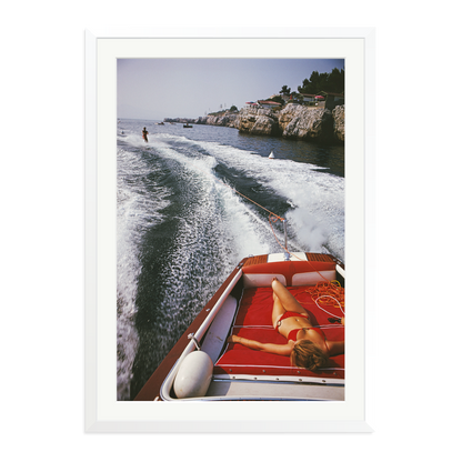 Slim Aarons 'Leisure In Antibes' White XXL