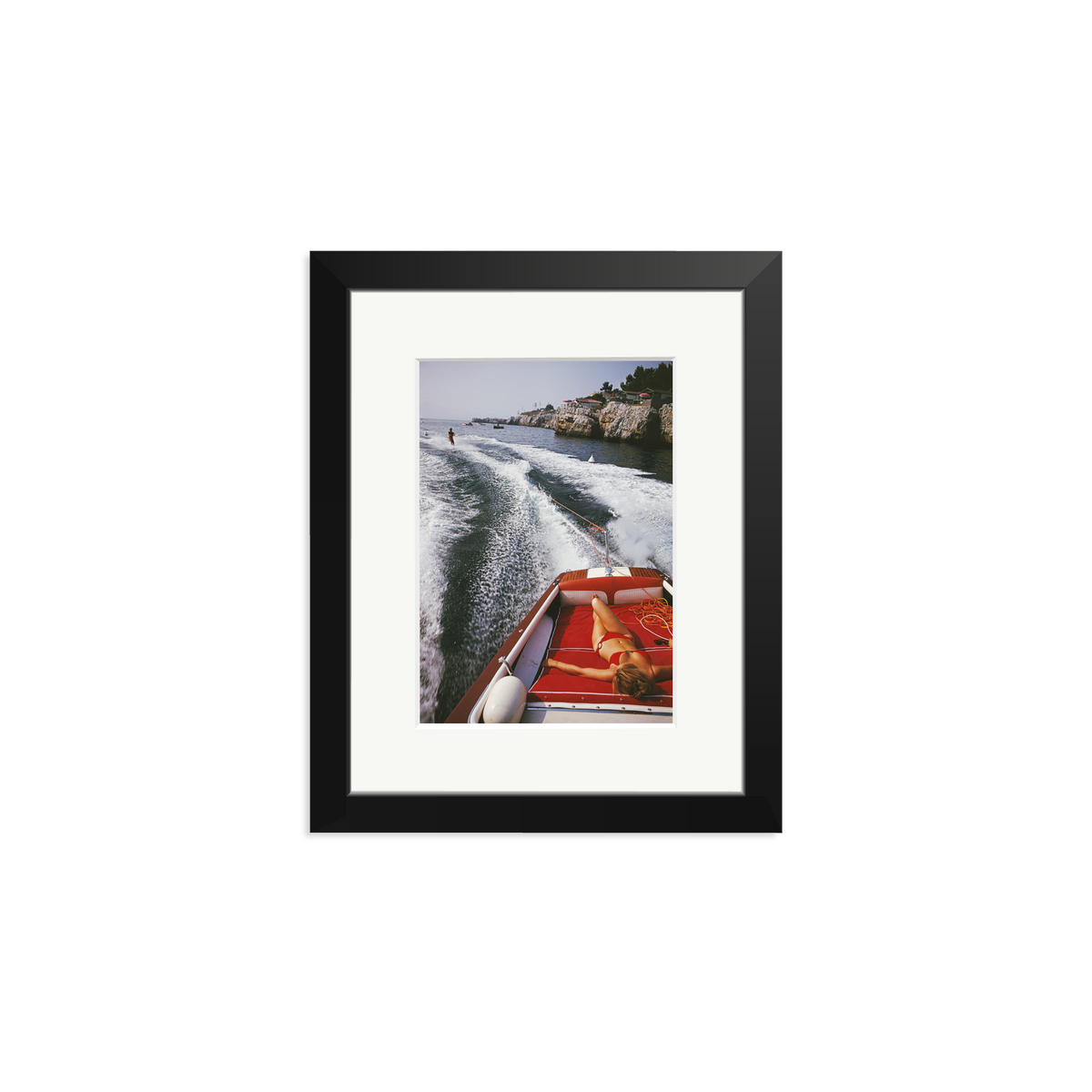 Slim Aarons 'Leisure In Antibes' Black Small