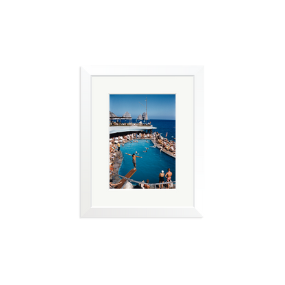 Slim Aarons 'Marina Piccola' White Small
