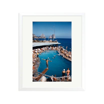 Slim Aarons 'Marina Piccola' White Large