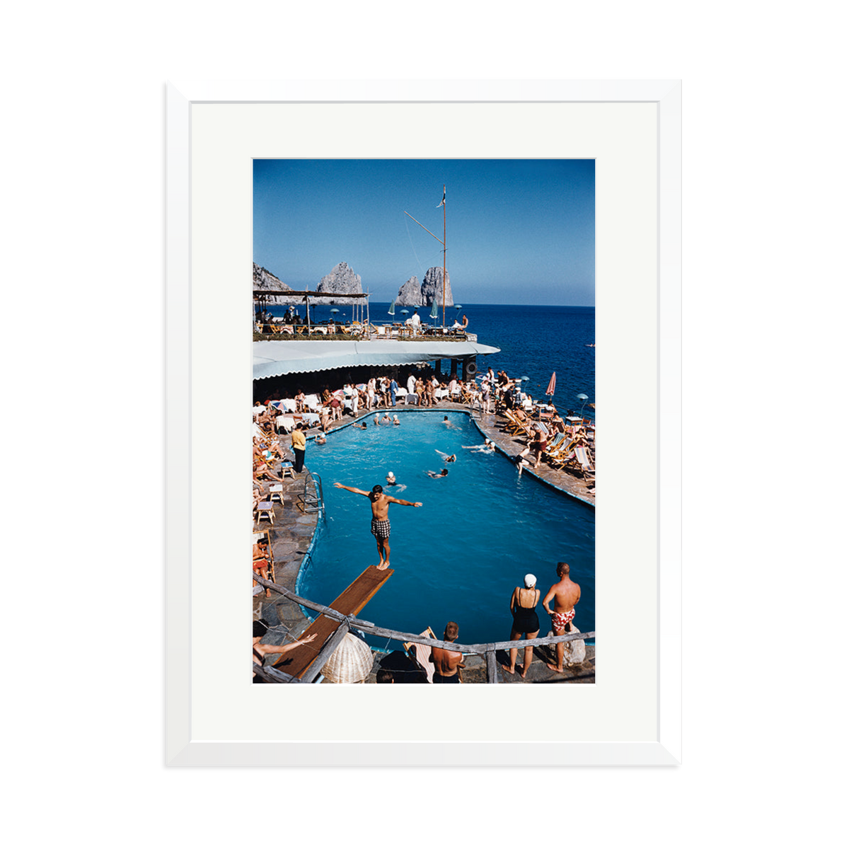 Slim Aarons 'Marina Piccola' White XL