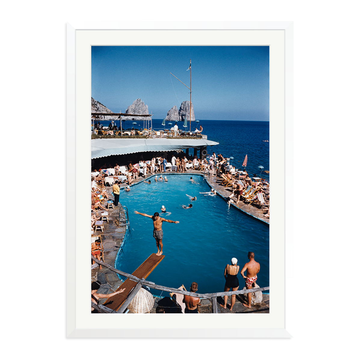 Slim Aarons 'Marina Piccola' White XXL