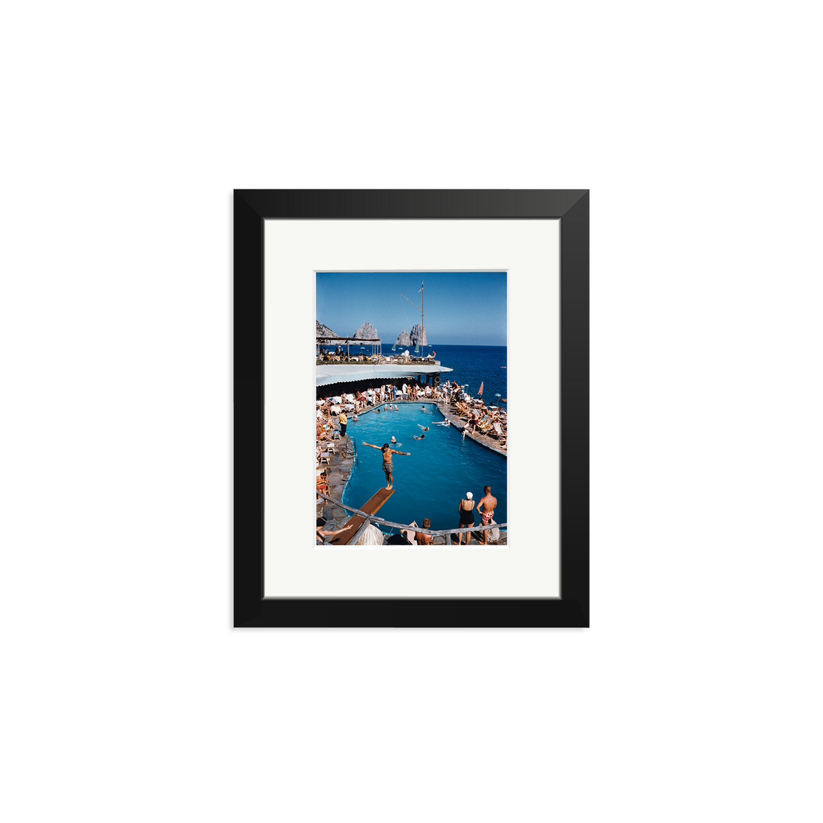 Slim Aarons 'Marina Piccola' Black Small