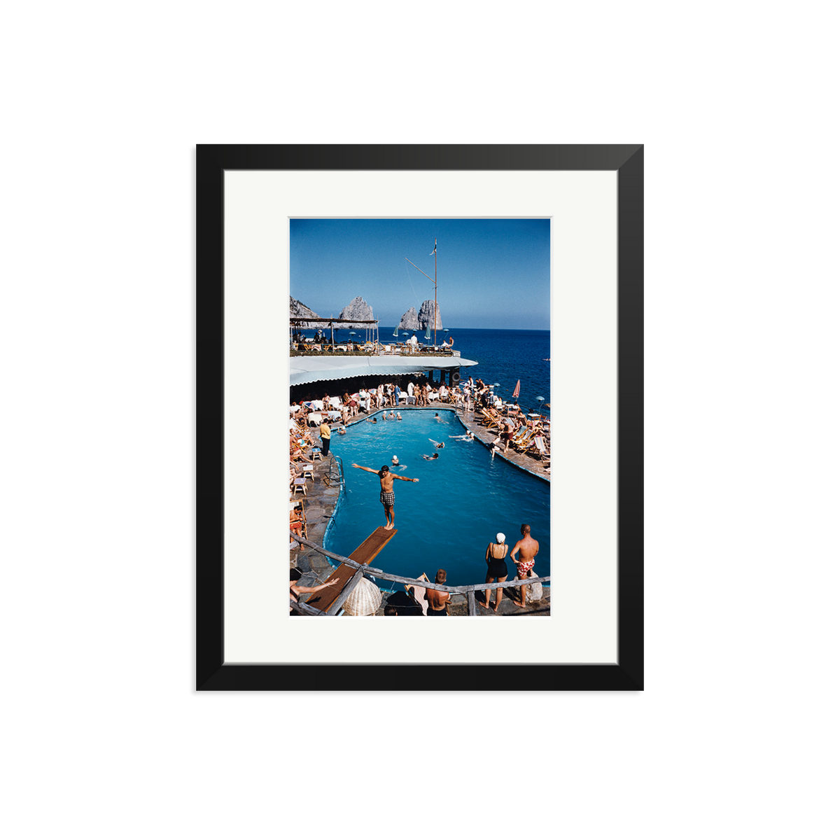 Slim Aarons 'Marina Piccola' Black Medium