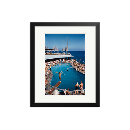 Slim Aarons 'Marina Piccola' Black Medium