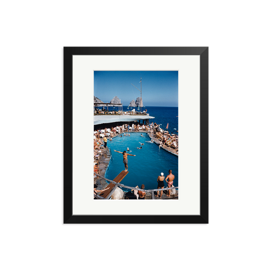 Slim Aarons 'Marina Piccola' Framed Print Black Medium