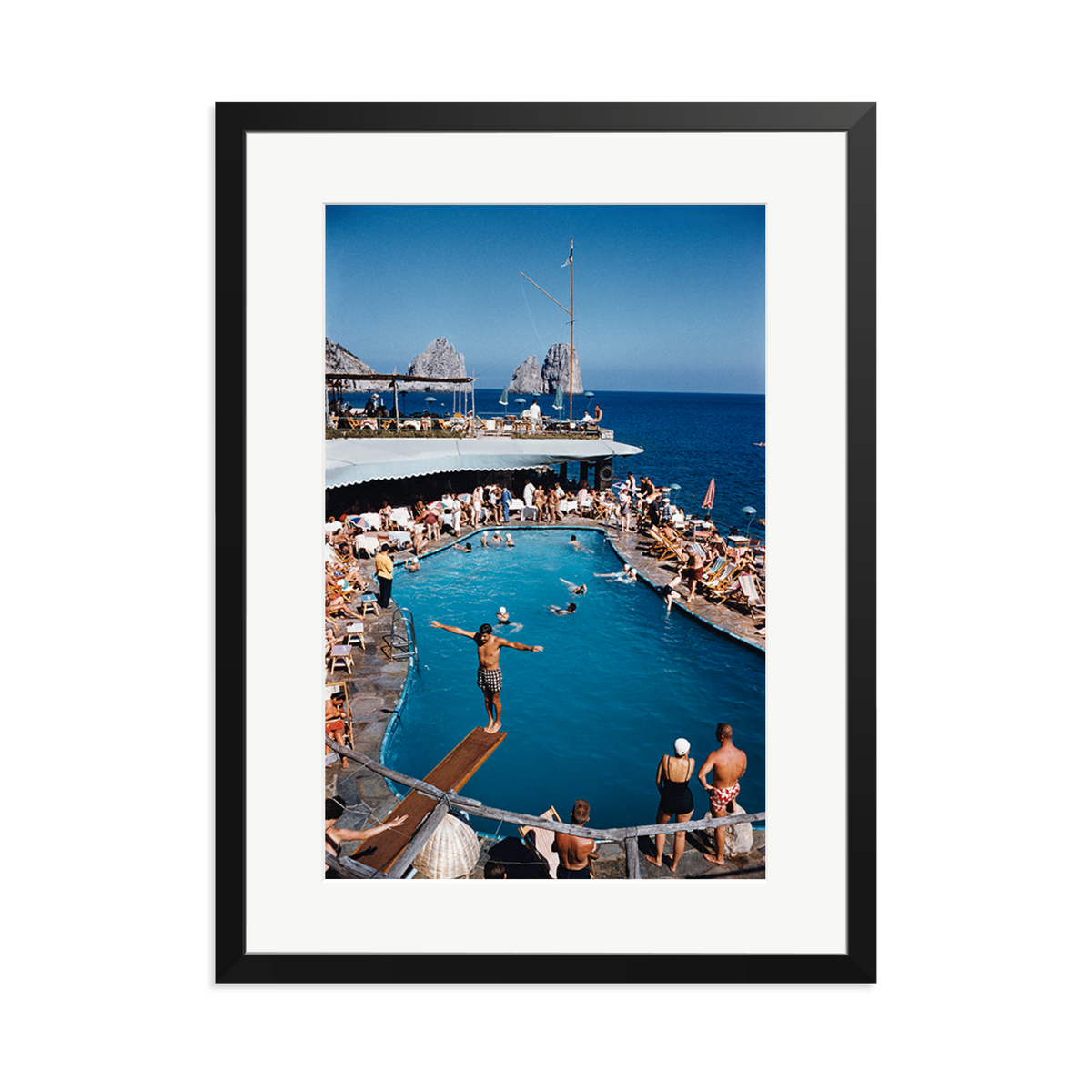 Slim Aarons 'Marina Piccola' Black XL