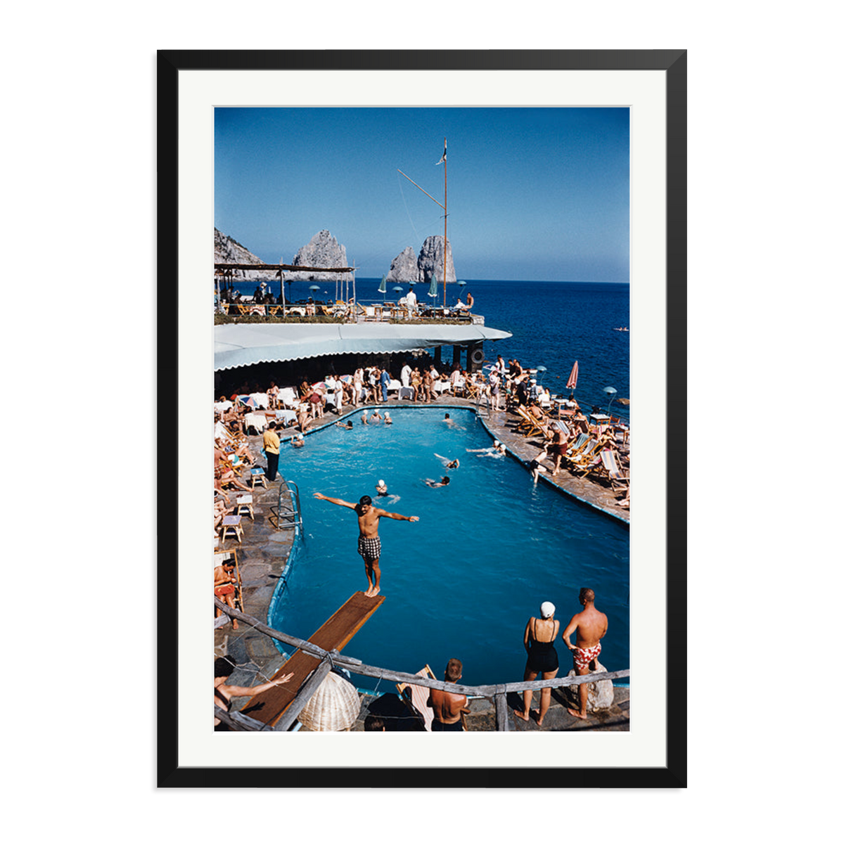 Slim Aarons 'Marina Piccola' Black XXL