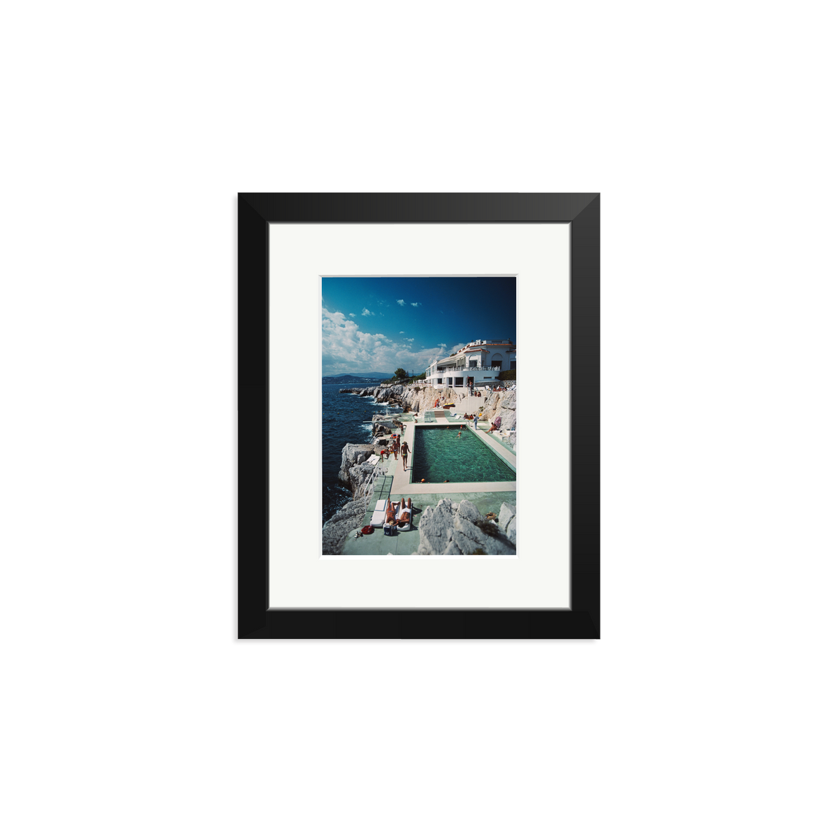 Slim Aarons 'Pool Hotel du Cap Eden-Roc' Black Small