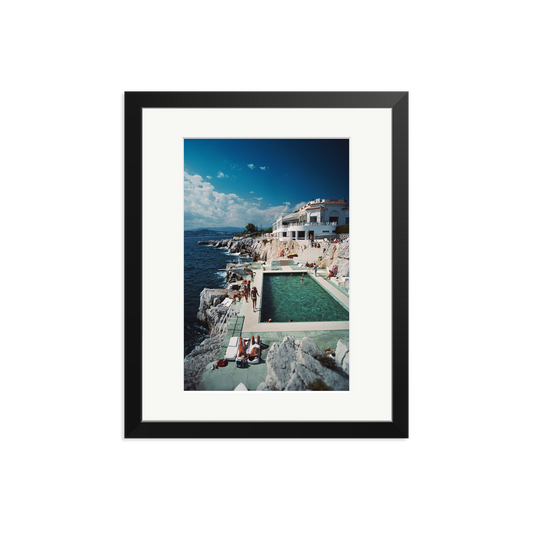 Slim Aarons 'Pool Hotel du Cap Eden-Roc' Framed Print Black Medium