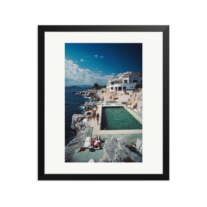 Slim Aarons 'Pool Hotel du Cap Eden-Roc' Black Large