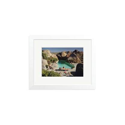 Slim Aarons 'Sunbathing In Arizona' White Small