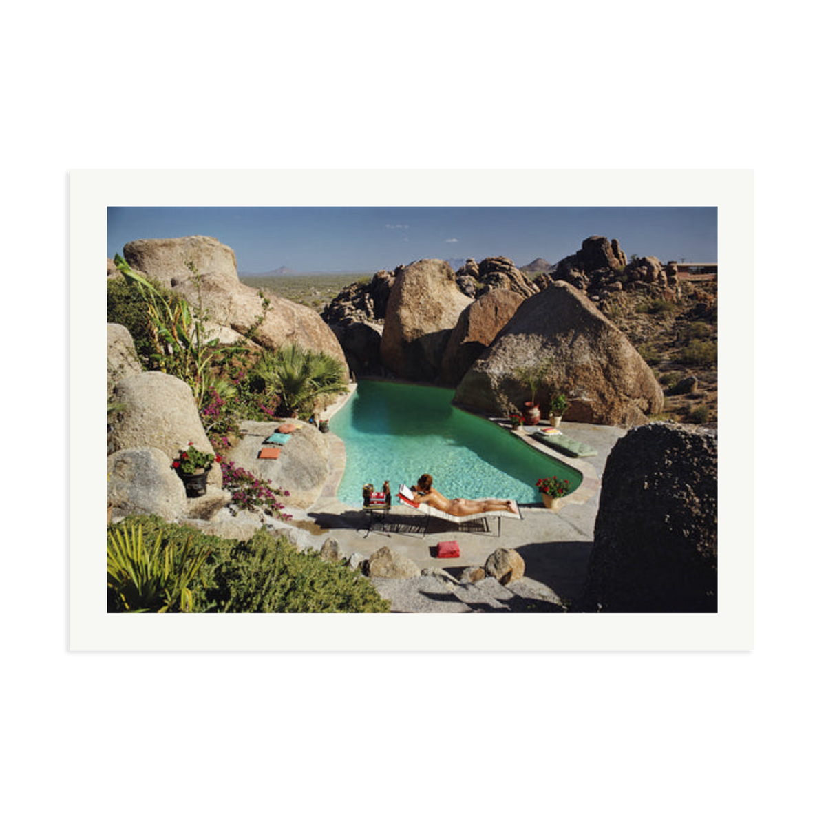 Slim Aarons 'Sunbathing In Arizona' Print Only XXL