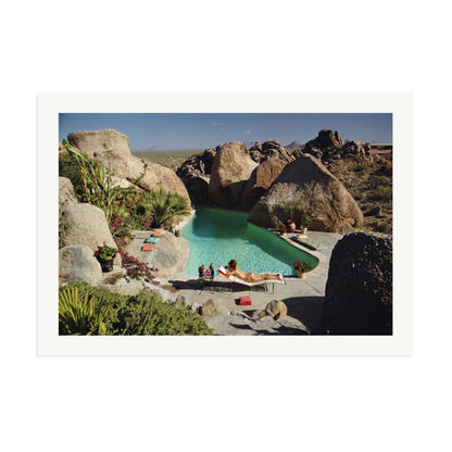 Slim Aarons 'Sunbathing In Arizona' Print Only XXL
