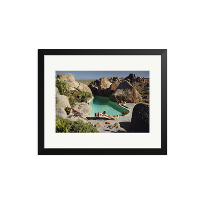 Slim Aarons 'Sunbathing In Arizona' Black Medium