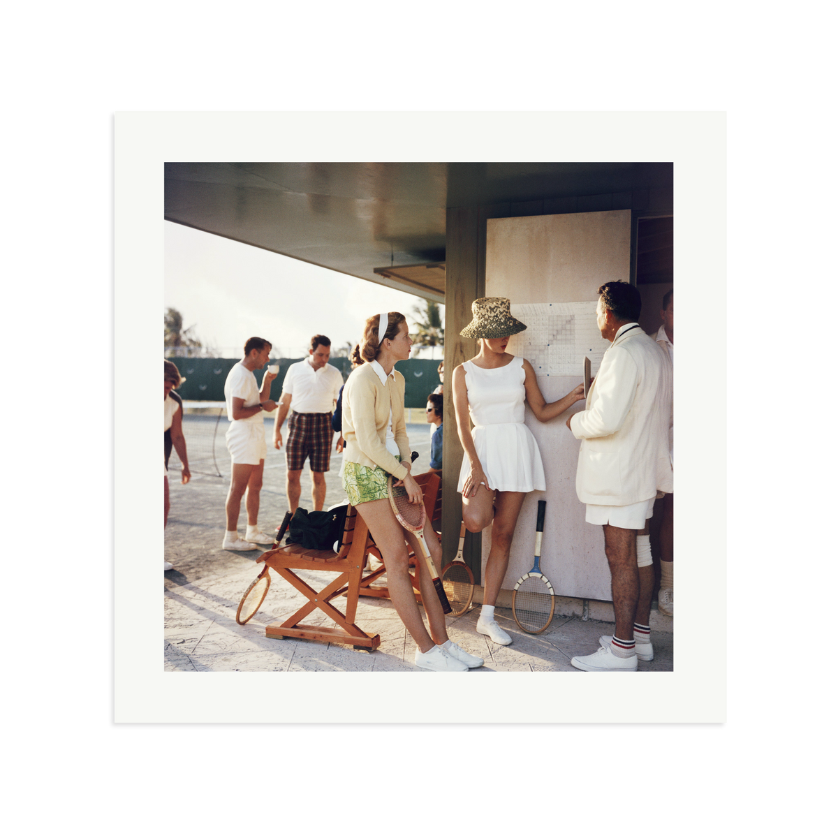 Slim Aarons 'Tennis in the Bahamas' Framed Print Print Only XL