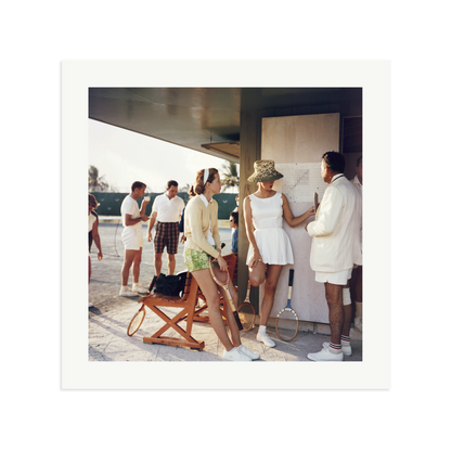 Slim Aarons 'Tennis in the Bahamas' Framed Print Print Only XL