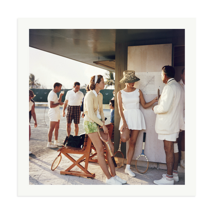 Slim Aarons 'Tennis in the Bahamas' Framed Print Print Only XXL