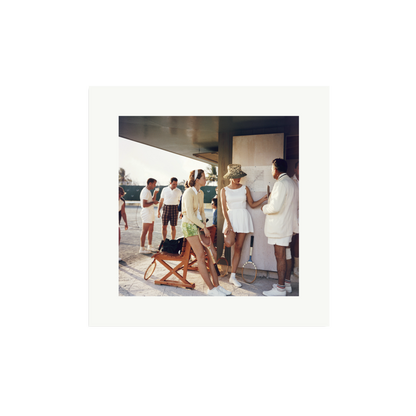 Slim Aarons 'Tennis in the Bahamas' Framed Print Print Only Medium