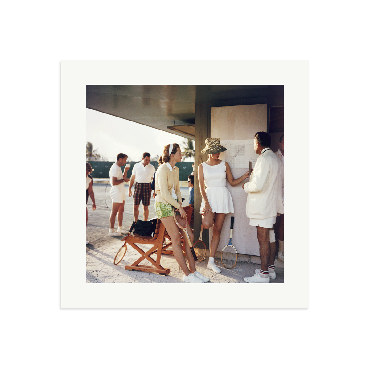 Slim Aarons 'Tennis in the Bahamas' Framed Print Print Only Large