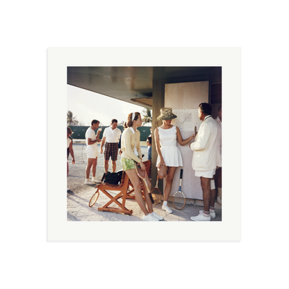 Slim Aarons 'Tennis in the Bahamas' Framed Print Print Only Large