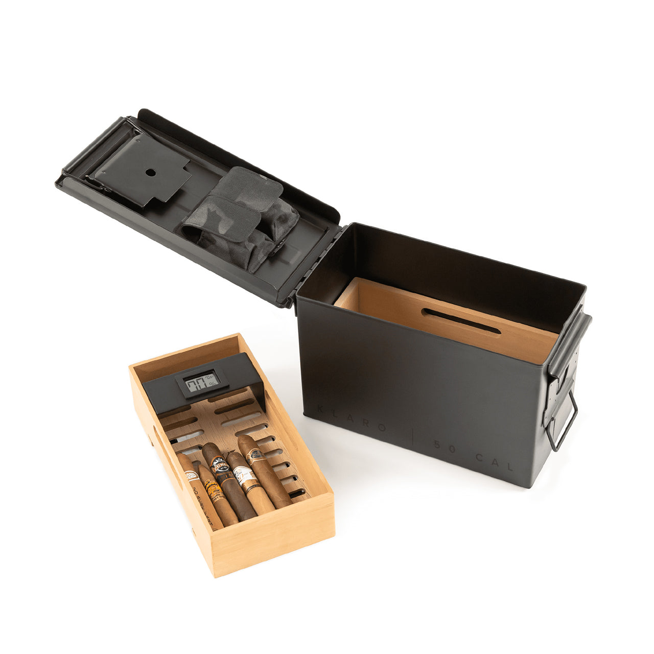 Klaro Smoke Can 50 Cal Humidor