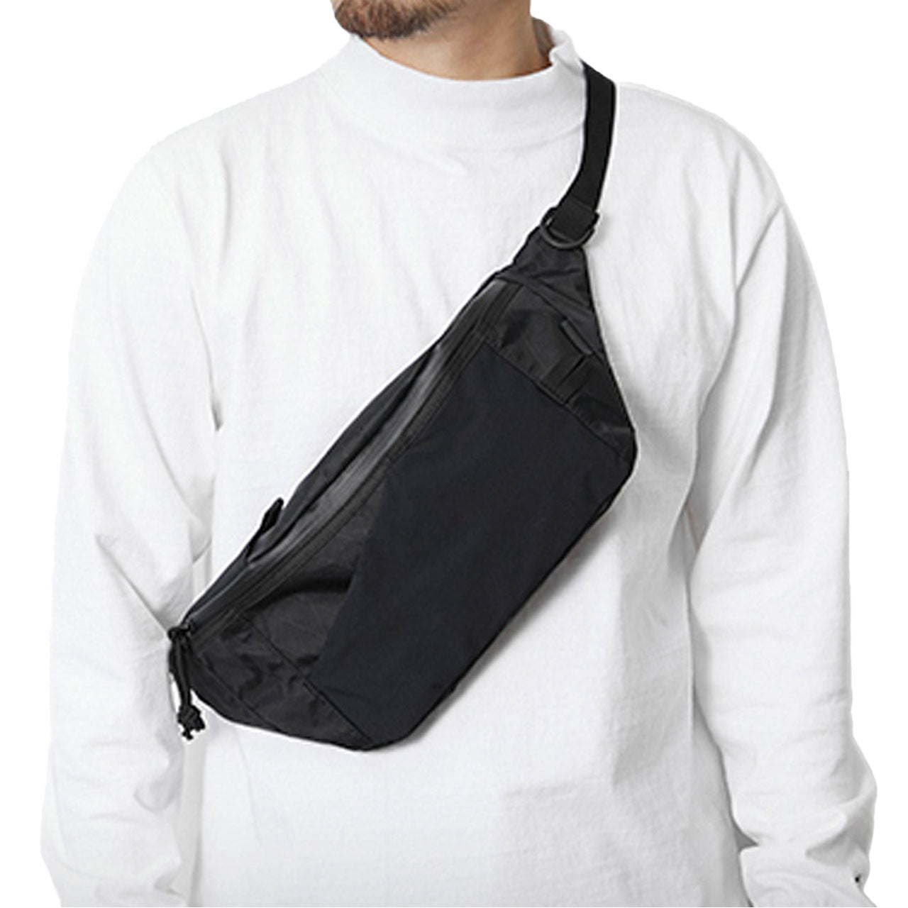 上品な スノーピーク X-Pac Nylon Waist Bag Black ボディーバッグ ...トラヴィススコット