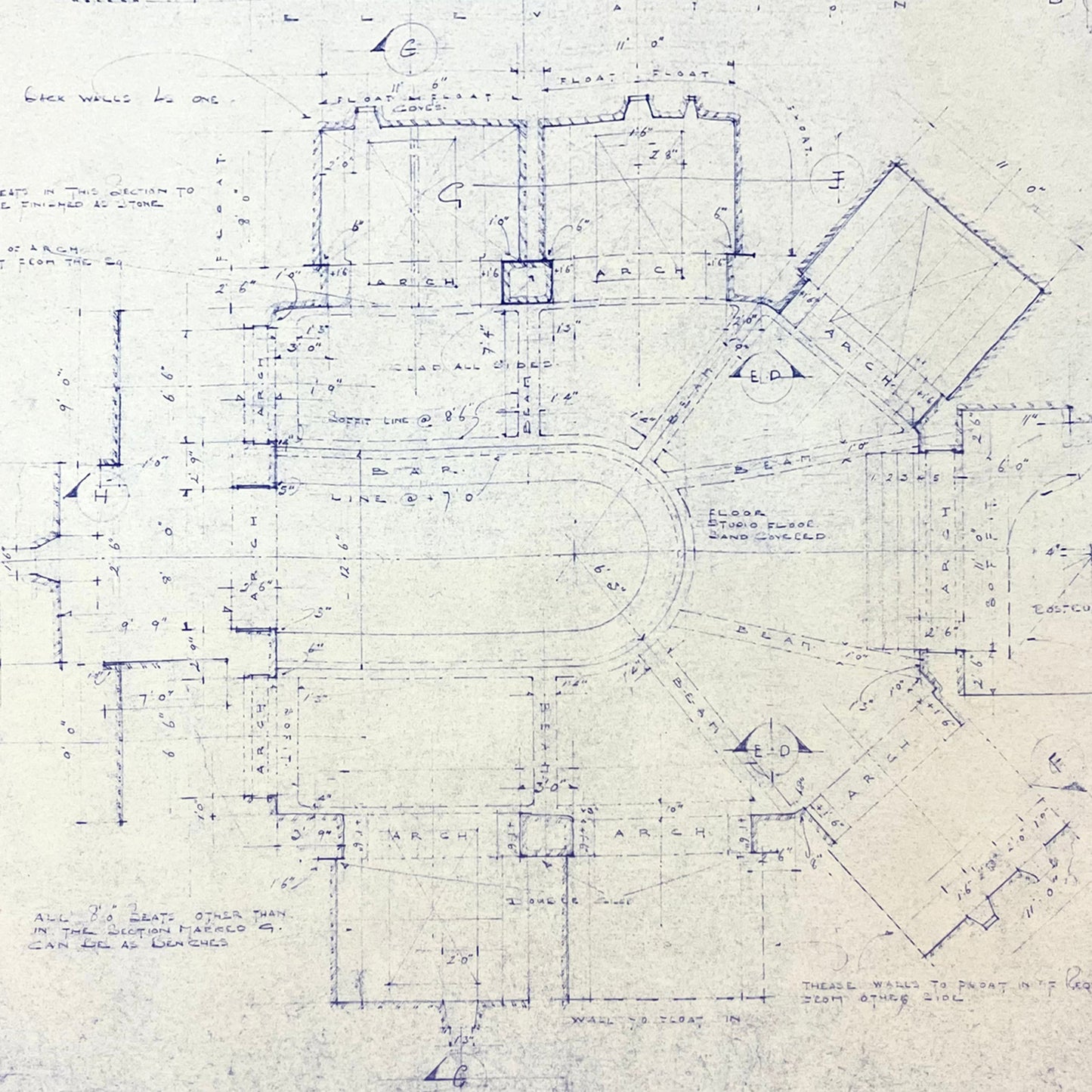 Star Wars Lucasfilm Original Mos Eisley Cantina Blueprint