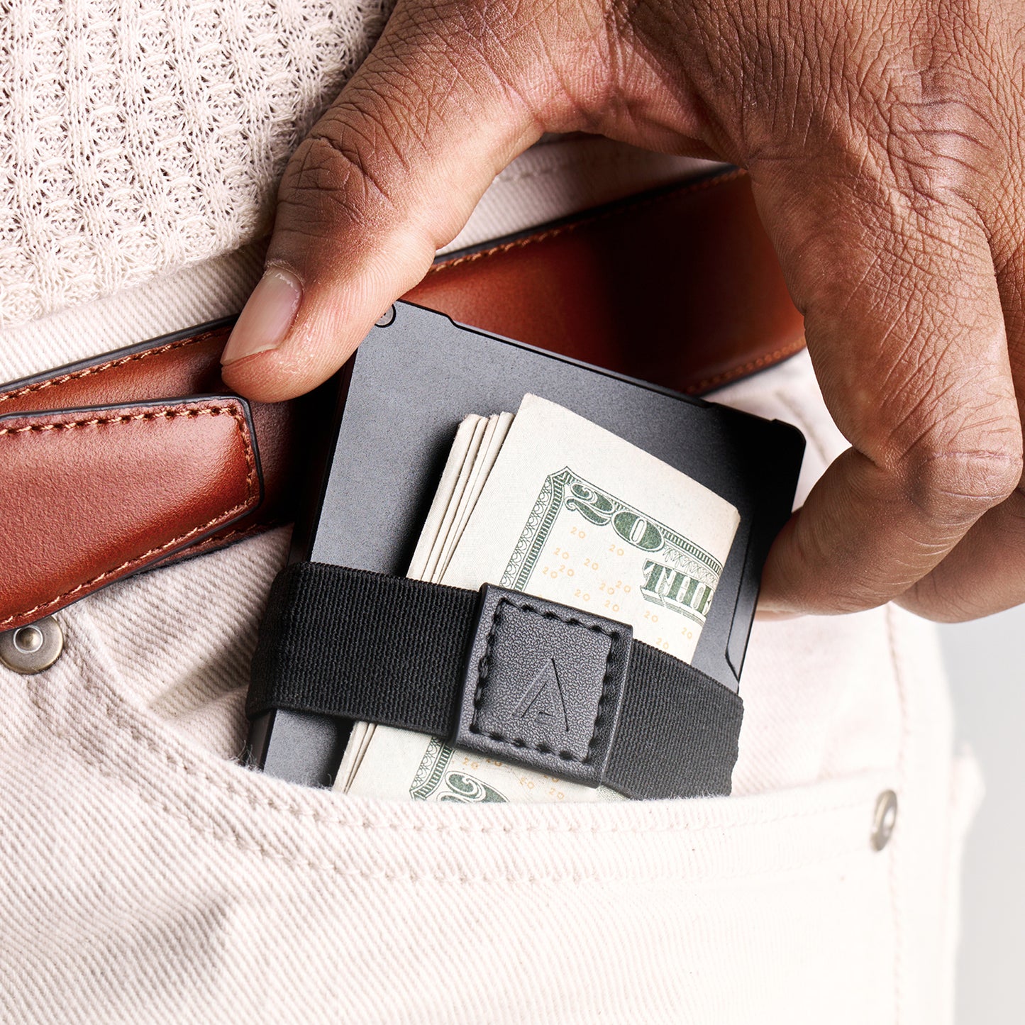 Statik Wallet Black Aluminum