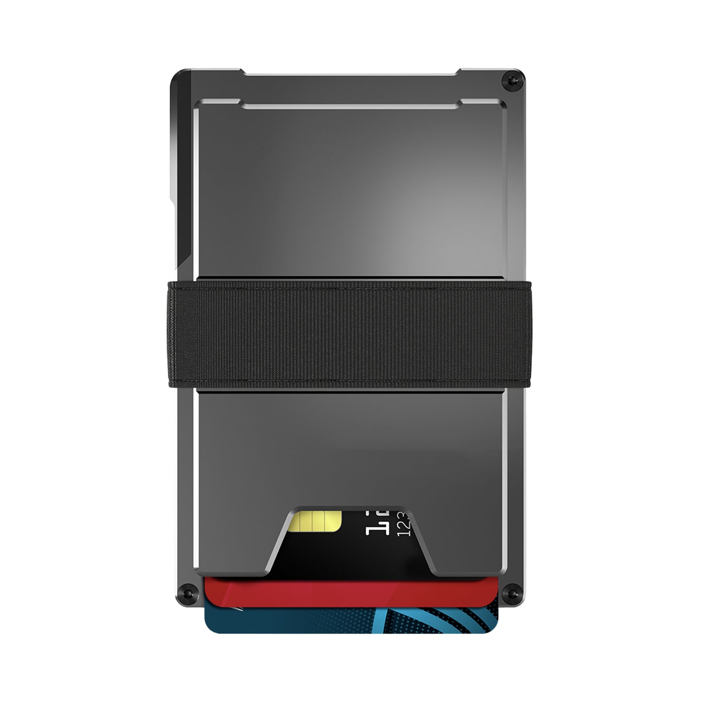 Statik Wallet Black Aluminum