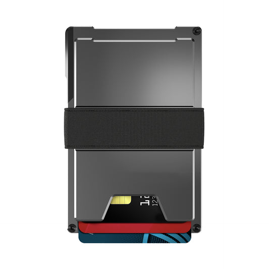 Statik Wallet Black Aluminum