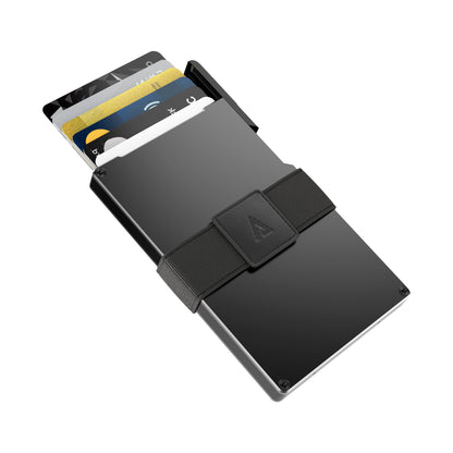 Statik Wallet Black Aluminum