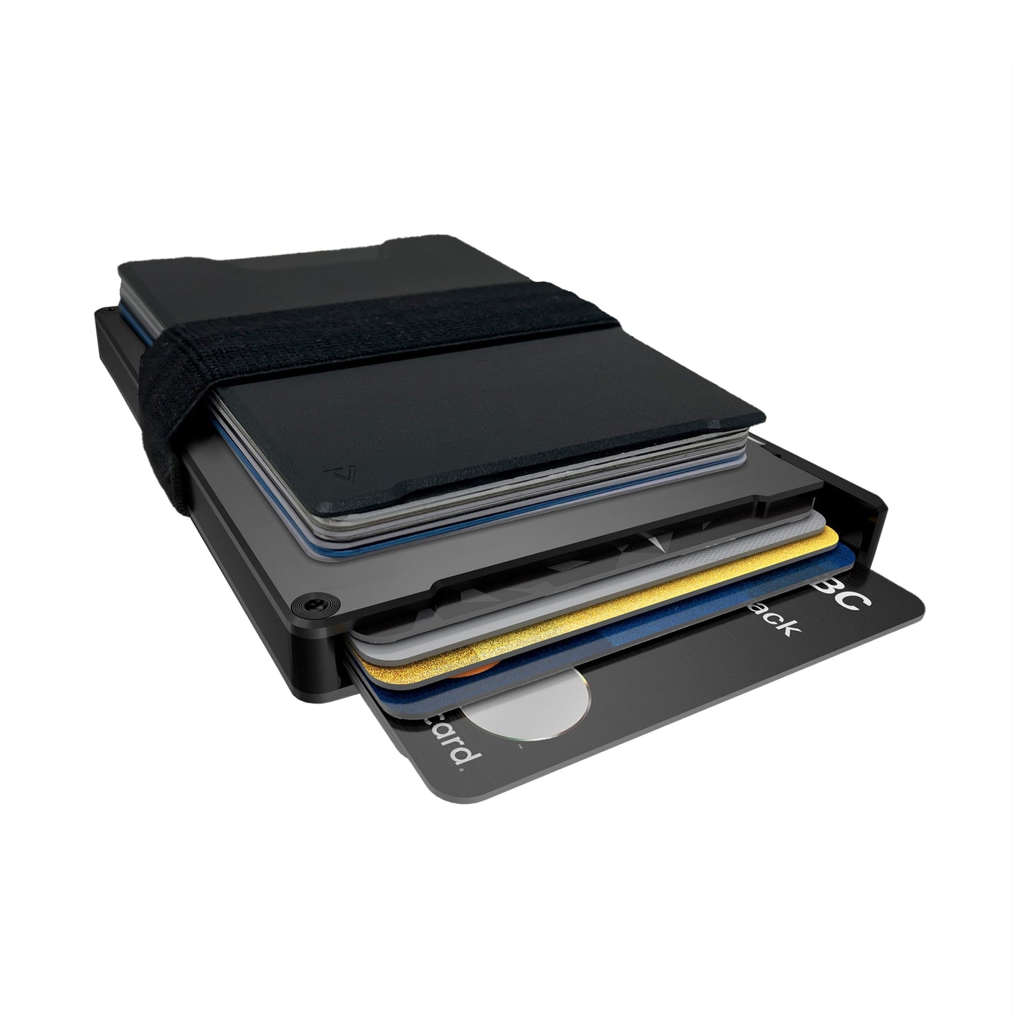 Statik Wallet Black Aluminum
