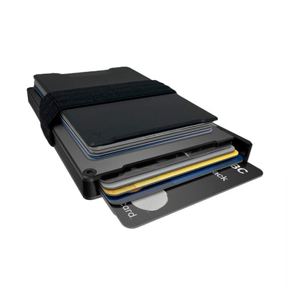 Statik Wallet Black Aluminum