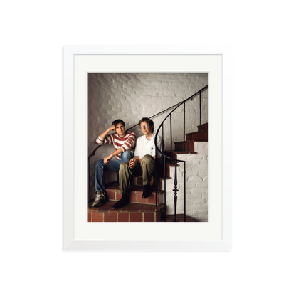 Steve Jobs & Bill Gates Framed Print
