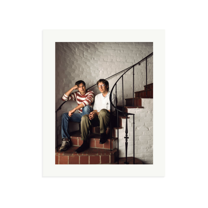 Steve Jobs & Bill Gates Framed Print