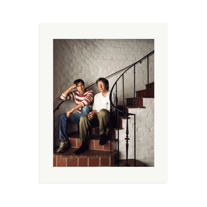 Steve Jobs & Bill Gates Framed Print