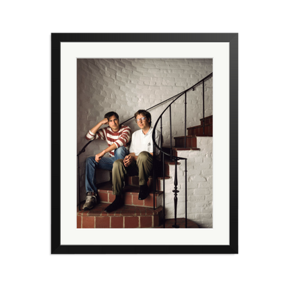 Steve Jobs & Bill Gates Framed Print