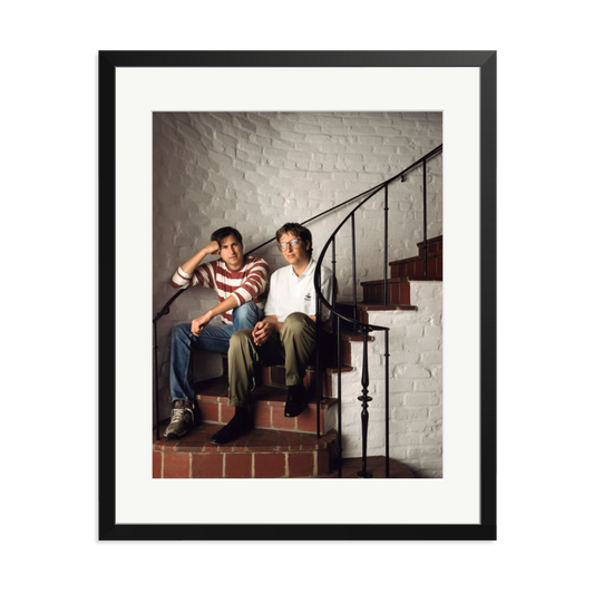 Steve Jobs & Bill Gates Framed Print