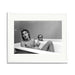 Rod Stewart & Elton John Framed Print - White Frame
