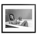 Rod Stewart & Elton John Framed Print - Black Frame