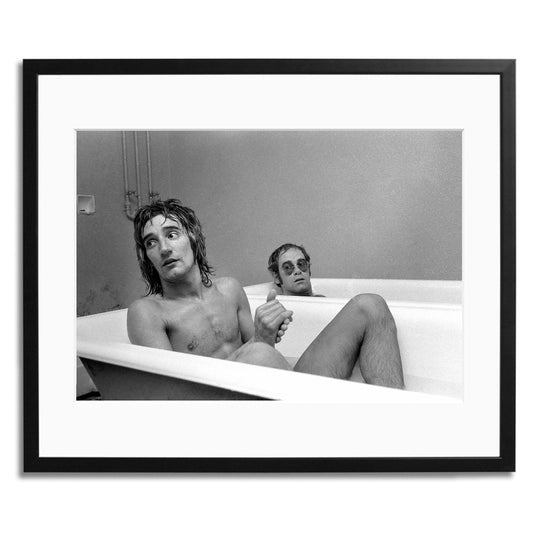 Rod Stewart & Elton John Framed Print