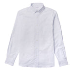 American Trench Slow Weave Oxford - blue/white